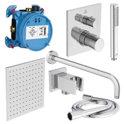 Душевая система скрытого монтажа Ideal Standard Ceratherm C100 (7 in 1)